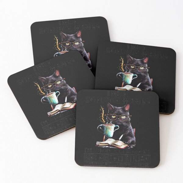 Item preview, I Have Selective Hearing I'm Sorry You Weren't Selected Today Tomorrow Isn't Looking Good Either Cat Lover Sarcastic Humor Coffee Reader designed and sold by AmaXONIC.