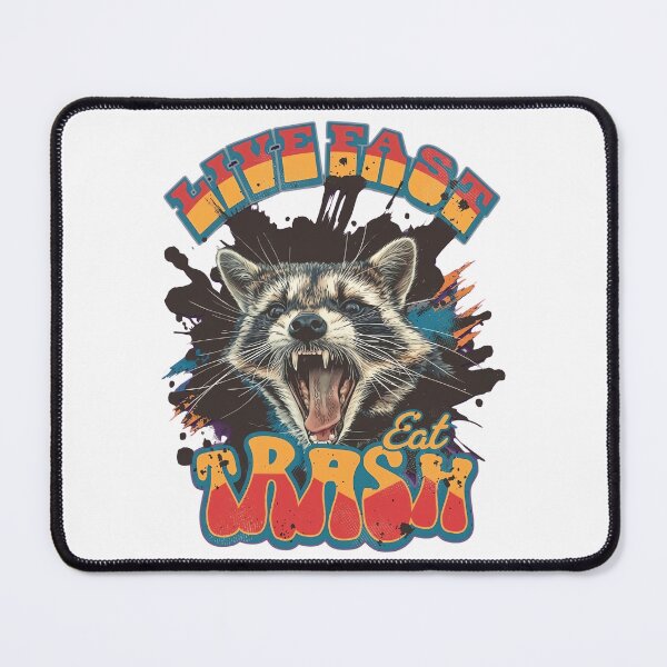 Item preview, Live Fast raccoon designed and sold by MOFAPPAREL.
