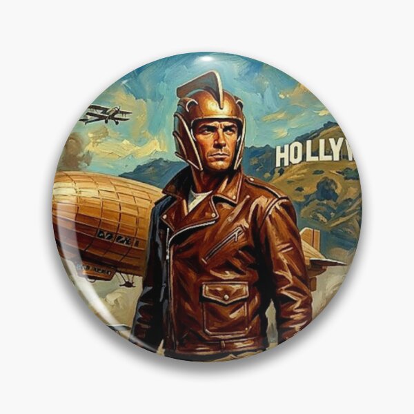 Item preview, Skybound Hero – The Rocketeer Fine Art Print designed and sold by Art's Diner.
