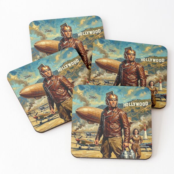 Item preview, Skybound Hero – The Rocketeer Fine Art Print designed and sold by Art's Diner.