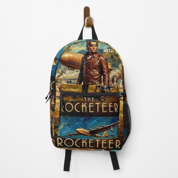 Item preview, Skybound Hero – The Rocketeer Fine Art Print designed and sold by Art's Diner.