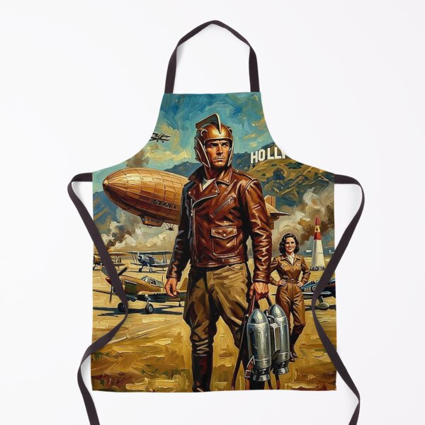 Item preview, Skybound Hero – The Rocketeer Fine Art Print designed and sold by Art's Diner.
