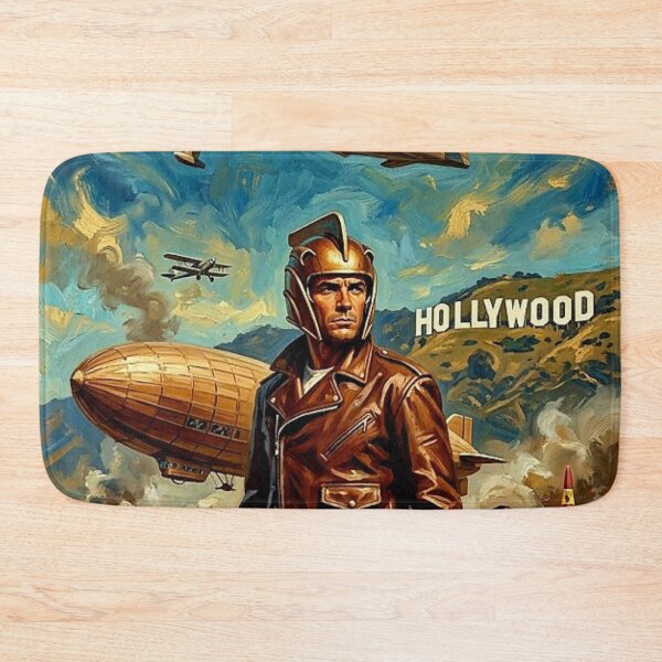 Item preview, Skybound Hero – The Rocketeer Fine Art Print designed and sold by Art's Diner.