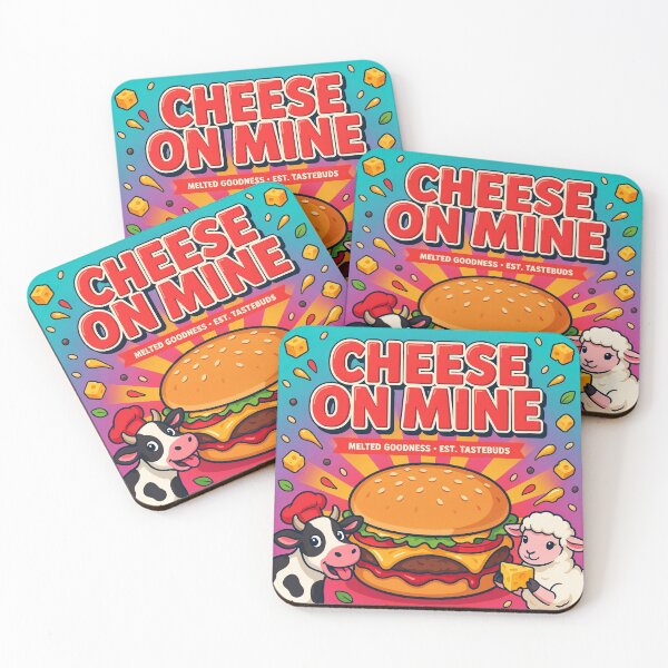 Item preview, Cheese On Mine Burger Graphic designed and sold by GraphIt Designs.