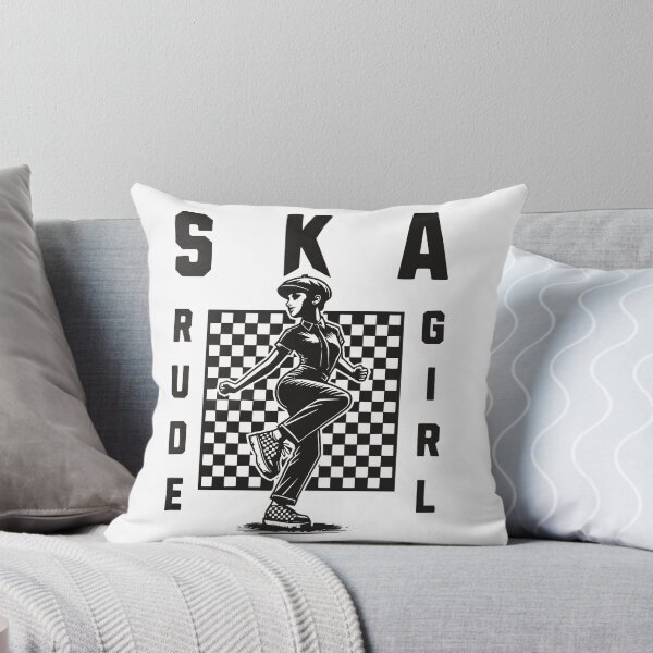 Item preview, Rude Girl Ska Dancing Checkered Graphic designed and sold by CraigDesignWork.