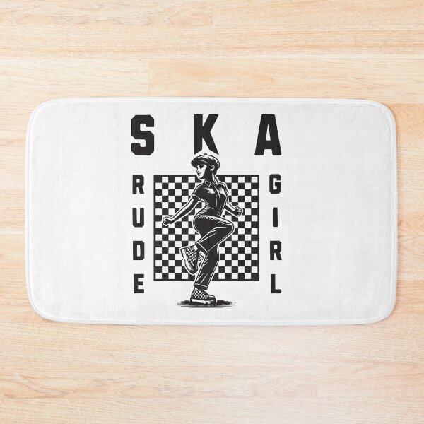 Item preview, Rude Girl Ska Dancing Checkered Graphic designed and sold by CraigDesignWork.