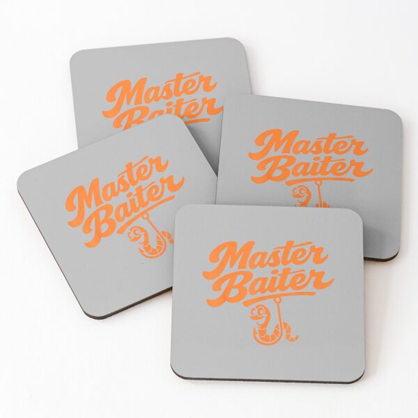 Item preview, Funny Master Baiter Fishing Worm Hook Dad Joke Pun Humor designed and sold by ArleneRowe.