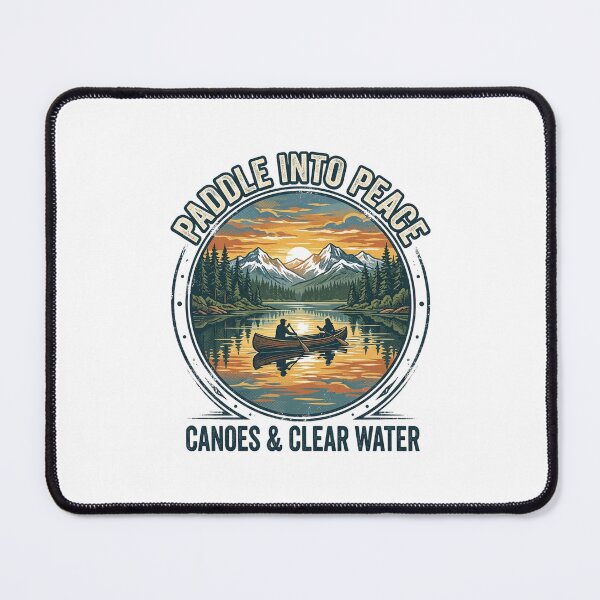 Item preview, Canoeing Paddle Into Peace Mountains Lake Sunset Nature designed and sold by longngusuc.