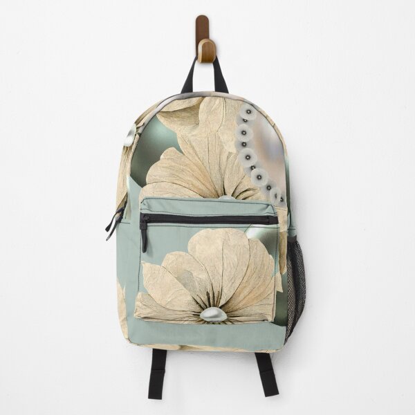 Item preview, Elegant Pearl and Sage Green Floral Mandala designed and sold by PaniKulka.