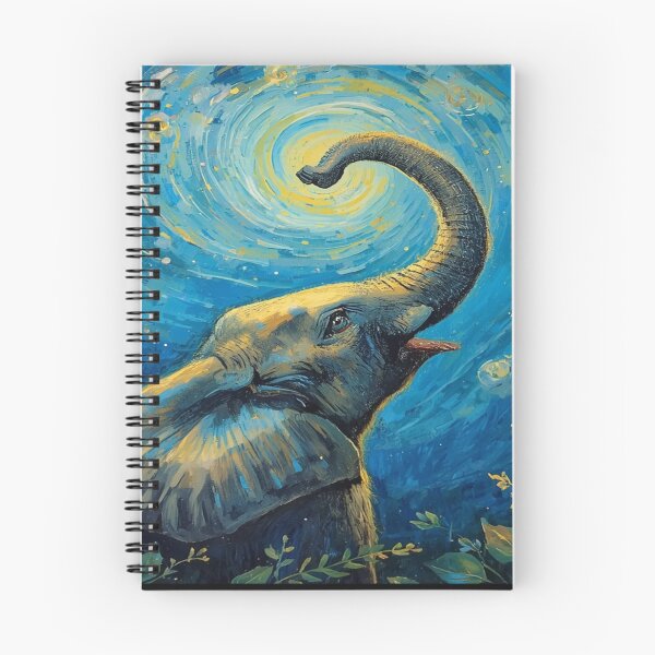 Item preview, Elephant in the Starry Moonlight designed and sold by EschatonGarden.