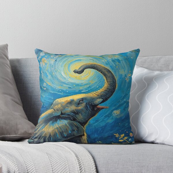 Item preview, Elephant in the Starry Moonlight designed and sold by EschatonGarden.