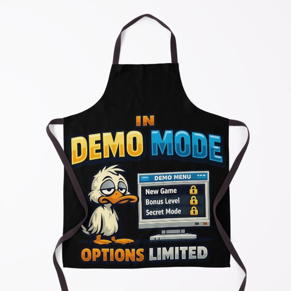 Item preview, In Demo Mode Options Limited Funny Duck Design designed and sold by TeeTimeTreasure.