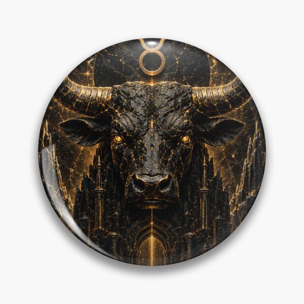 Item preview, Taurus Zodiac Wall Art Black Gold Astrology Poster designed and sold by LiaDreamz.