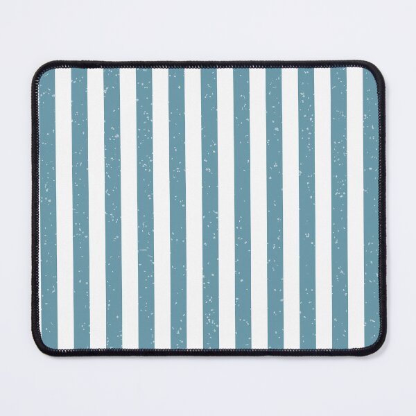 Item preview, Deckchair Stripe Teal Blue and White Flecked Pattern designed and sold by CreativeBridge.