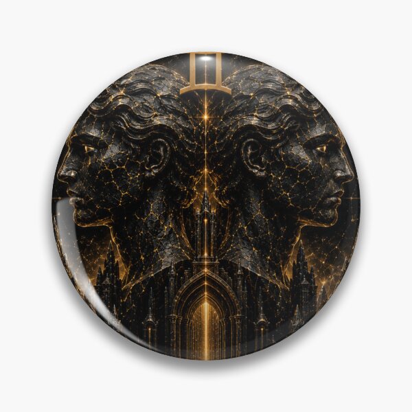 Item preview, Gemini Zodiac Wall Art Black Gold Astrology Poster designed and sold by LiaDreamz.