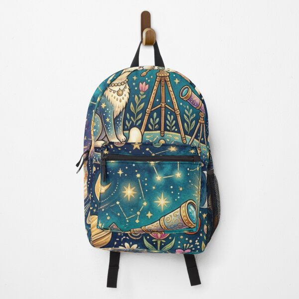Item preview, Whimsical Cosmic Cats Observing Stars designed and sold by Iampoji.