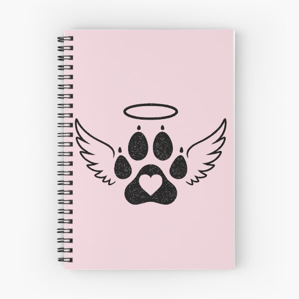 Item preview, Winged Paw Print Pet Memorial Gift Design designed and sold by Corvoria.