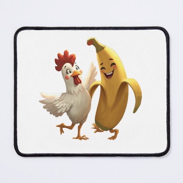 Item preview, Cute Chicken Banana Dance designed and sold by madebyjulia7.