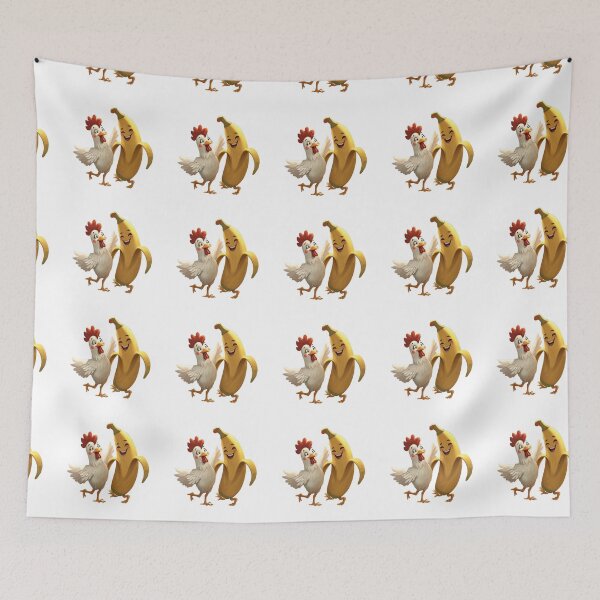 Item preview, Cute Chicken Banana Dance designed and sold by madebyjulia7.