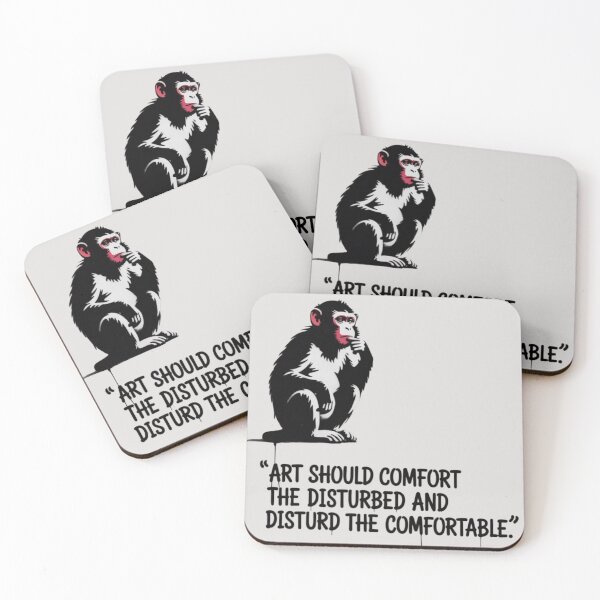 Item preview, Banksy - Art should comfort the disturbed and disturb the comfortable designed and sold by 123ks.