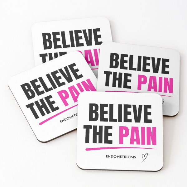 Item preview, Pain Endometriosis Awareness Typography Design designed and sold by lightandbright.