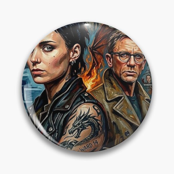 Item preview, Uncover the Truth – The Girl with the Dragon Tattoo Fine Art Print designed and sold by Art's Diner.