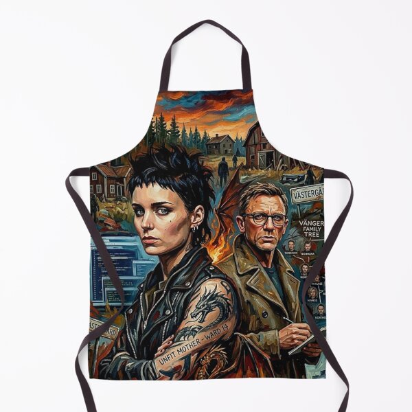 Item preview, Uncover the Truth – The Girl with the Dragon Tattoo Fine Art Print designed and sold by Art's Diner.