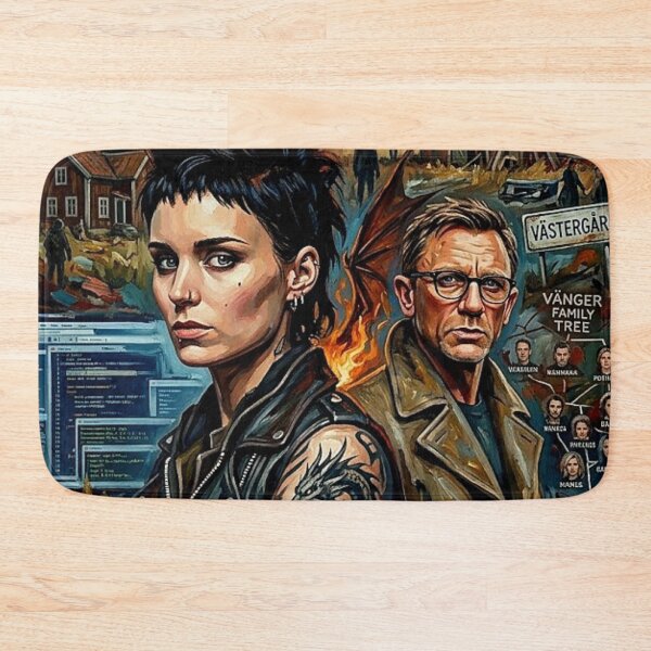 Item preview, Uncover the Truth – The Girl with the Dragon Tattoo Fine Art Print designed and sold by Art's Diner.
