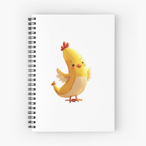 Item preview, Kawaii Cute Chicken Banana  designed and sold by madebyjulia7.