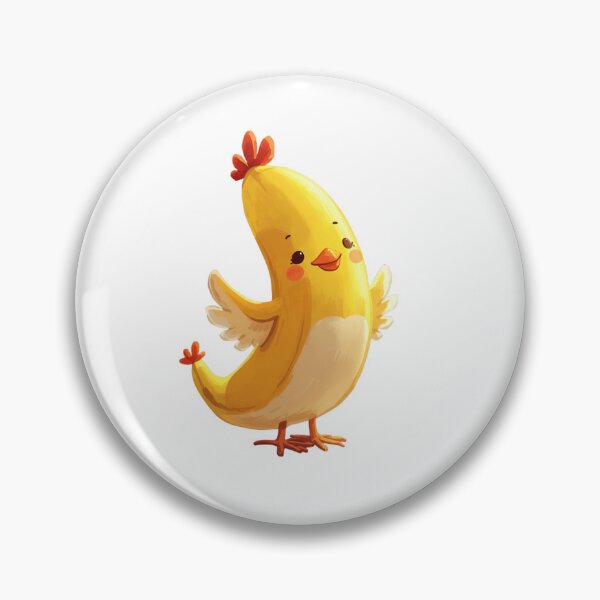 Item preview, Kawaii Cute Chicken Banana  designed and sold by madebyjulia7.