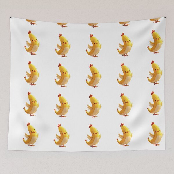 Item preview, Kawaii Cute Chicken Banana  designed and sold by madebyjulia7.
