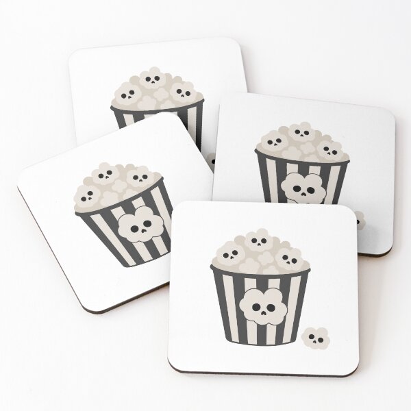 Item preview, Spooky Cute Skull Popcorn designed and sold by Design-by-Steph.