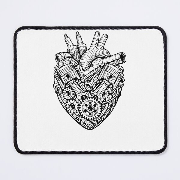 Item preview, Anatomical Engine Heart Pistons Mechanic Passion Art designed and sold by MIROUZ2000.