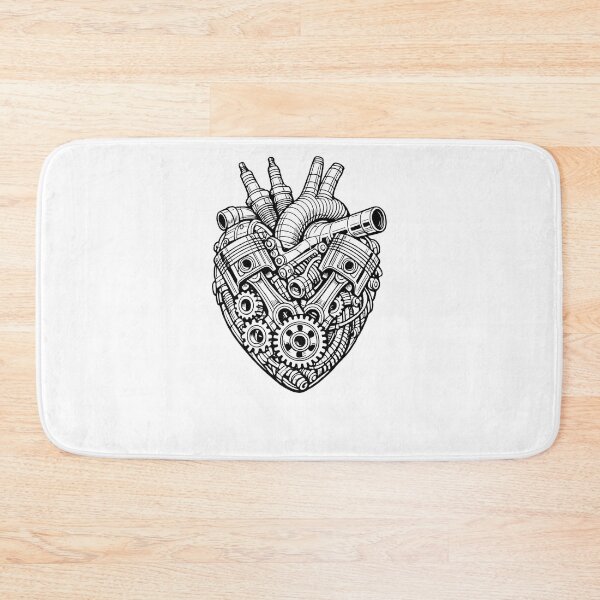 Item preview, Anatomical Engine Heart Pistons Mechanic Passion Art designed and sold by MIROUZ2000.