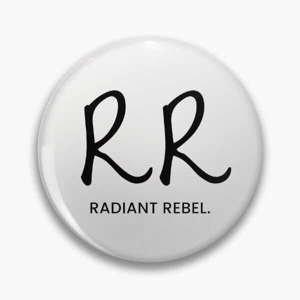Item preview, RR Monogram by Radiant Rebel - Charcoal Type designed and sold by RadiantRebelCo.