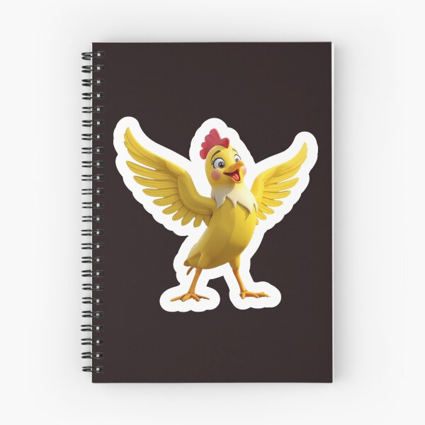 Item preview, Cute Happy Chicken Banana  designed and sold by madebyjulia7.