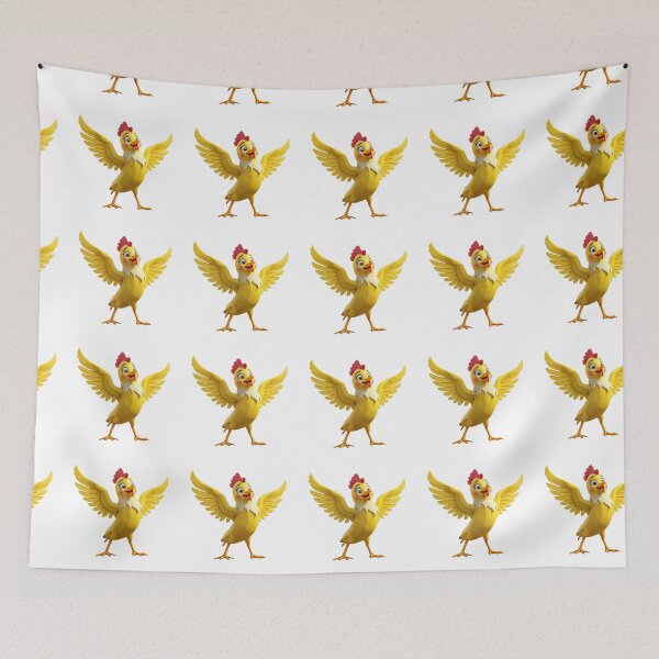 Item preview, Cute Happy Chicken Banana  designed and sold by madebyjulia7.