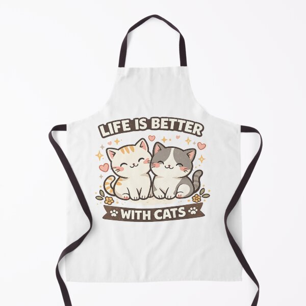 Item preview, Life Is Better With Cats – Cute Cat Lover Shirt designed and sold by jahiggin.