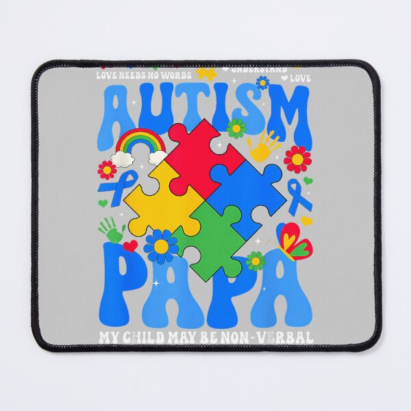 Item preview, Autism Papa Autism Awareness Support Autistic Daughter Son designed and sold by KathieFaugh.