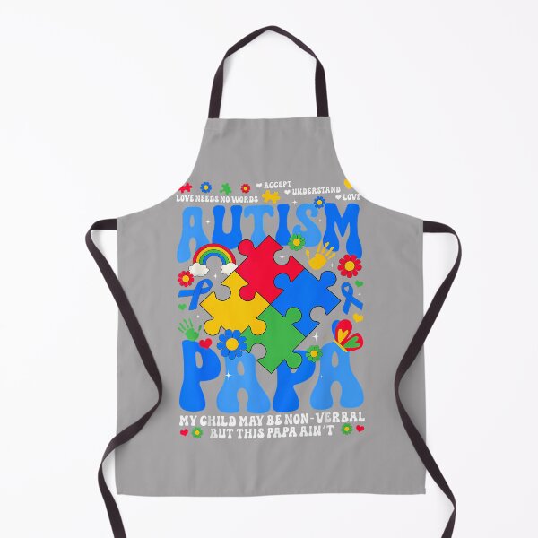 Item preview, Autism Papa Autism Awareness Support Autistic Daughter Son designed and sold by KathieFaugh.