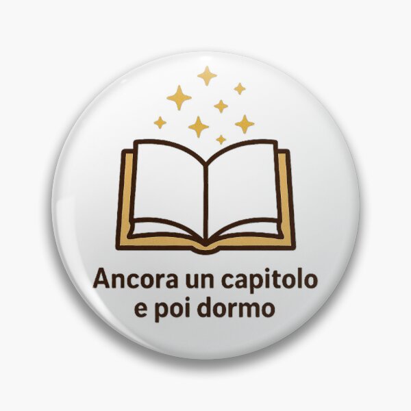Item preview, Ancora un capitolo e poi dormo designed and sold by Lux Nova Studio.