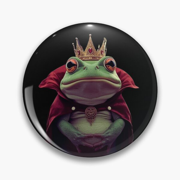 Item preview, Vampire Frog King Gothic Frog Horror Design designed and sold by Musicdrip.