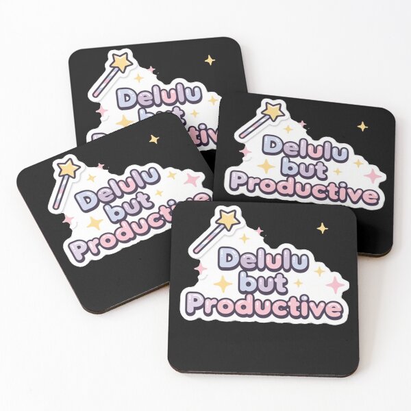 Item preview, Delulu but productive  designed and sold by Benevoleantrr.