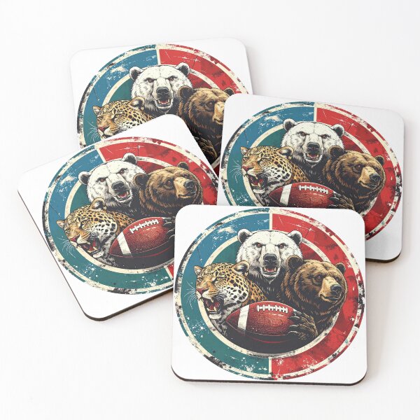 Item preview, Eagle + Bear + Jaguar - host nations mascot designed and sold by BuyOneFree.