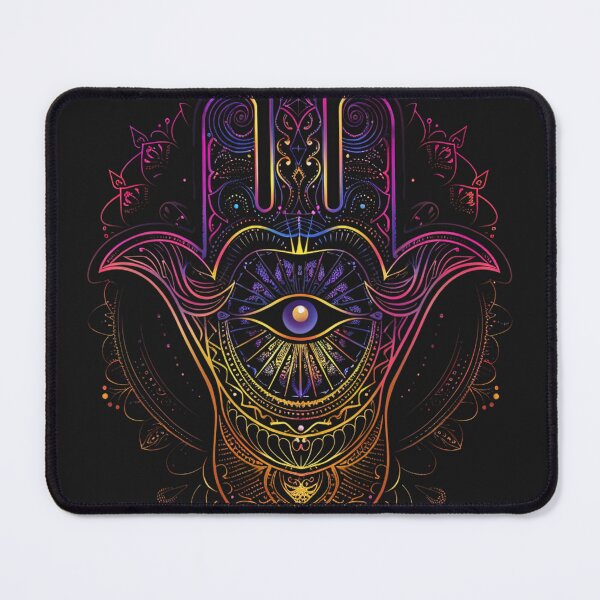 Item preview,  Hamsa Hand - Sacred Geometry Protection & Mystic Wall  designed and sold by RetroWaveArtCo.