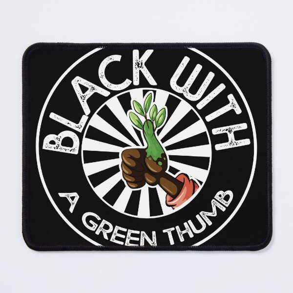 Item preview, Proud Black Plant Parent Green Thumb Art designed and sold by SP Motif.