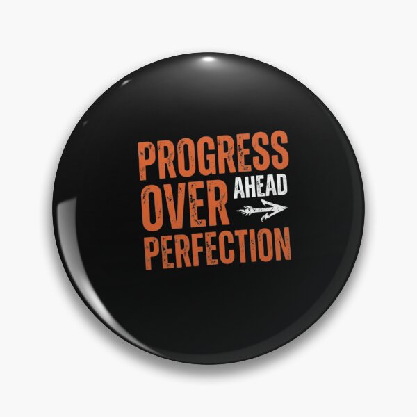 Item preview, Progress Over Perfection Ahead Arrow Graphic designed and sold by GiggleInkTees.