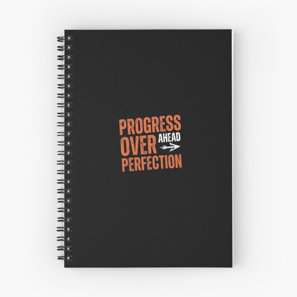 Item preview, Progress Over Perfection Ahead Arrow Graphic designed and sold by GiggleInkTees.
