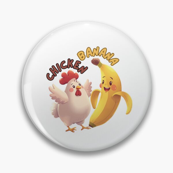 Item preview, Kawaii Cute Chicken Banana  designed and sold by madebyjulia7.