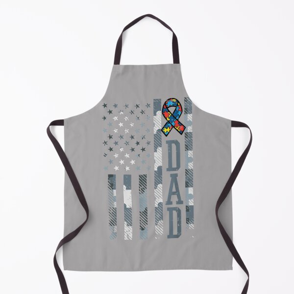 Item preview, Autism Ribbon US Flag Dad ASD Awareness Patriotic Papa Men designed and sold by KathieFaugh.